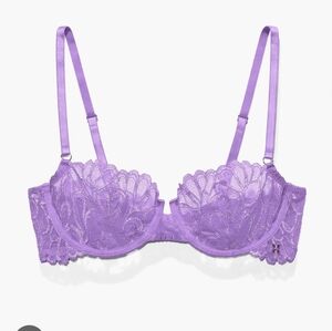Savage X Fenty Savage Not Sorry  Unlined Lace Balconette Bra, 36B
